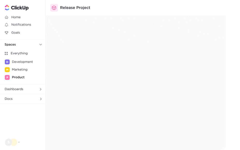 Assign responsibilities, set deadlines, and link ClickUp Tasks within ClickUp Whiteboards