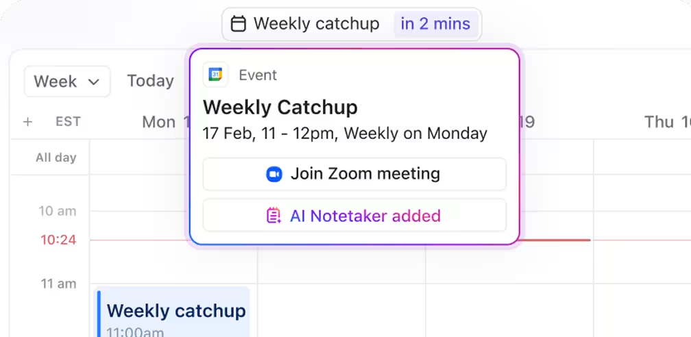 Tích hợp Zoom của ClickUp